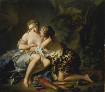 Jupiter, In The Guise Of Diana, And Callisto by Жан-Симон Бертелеми — digital art print download