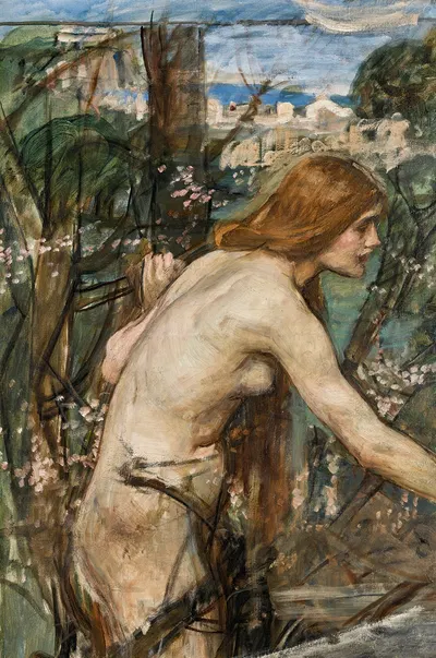 Phyllis by John William Waterhouse — digital art print download