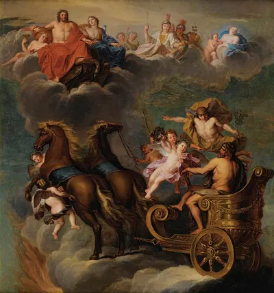 The Apotheosis Of Hercules by Noël Nicolas Coypel — digital art print download