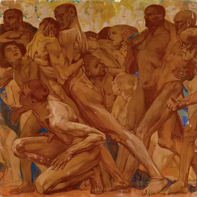 Fugato Aus Dem Zyklus Rhythmen by Otto Friedrich, 1913 — digital art print download