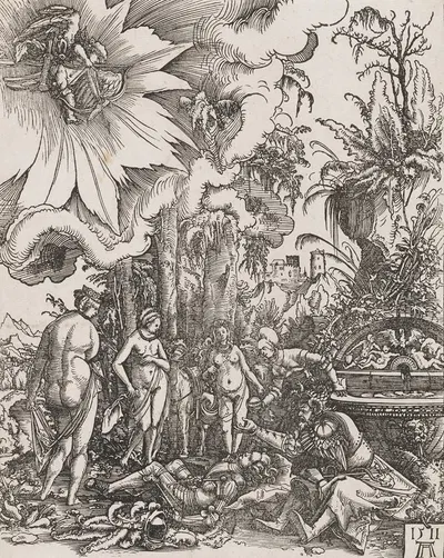 Regensburg Das Urteil des Paris by Альбрехт Альтдорфер, 1511 — digital art print download