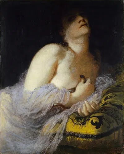 The Death of Cleopatra by Arnold Böcklin, 1872 — digital art print download