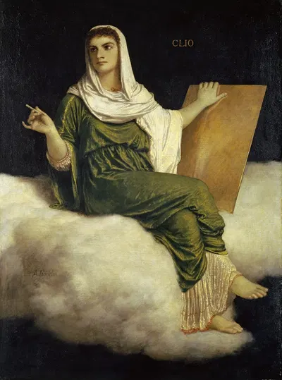 The Muse Clio by Arnold Böcklin, 1875 — digital art print download