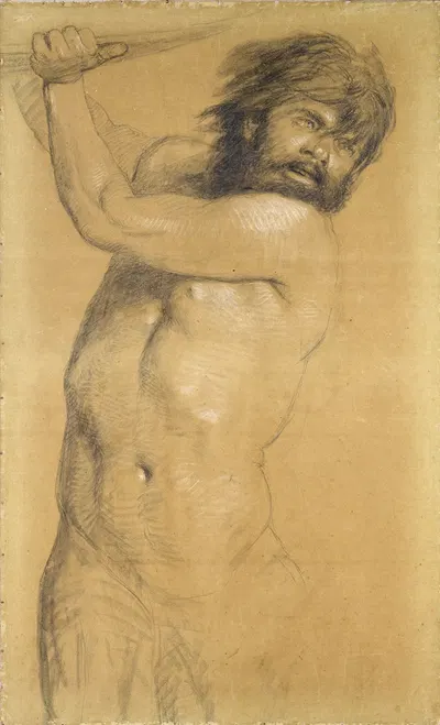 Triton by Arnold Böcklin, 1868 — digital art print download