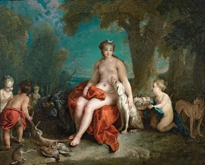 Diana Resting by Auger Lucas — digital art print download