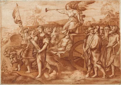 Triumph der Fama by Bonifacio Veronese — digital art print download