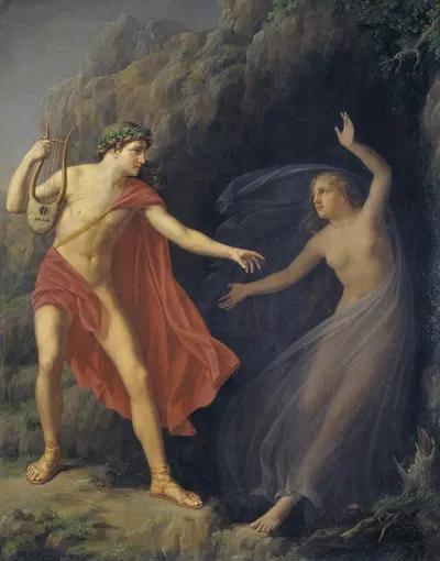 Orpheus and Eurydice by Карл Гус, 1826 — digital art print download