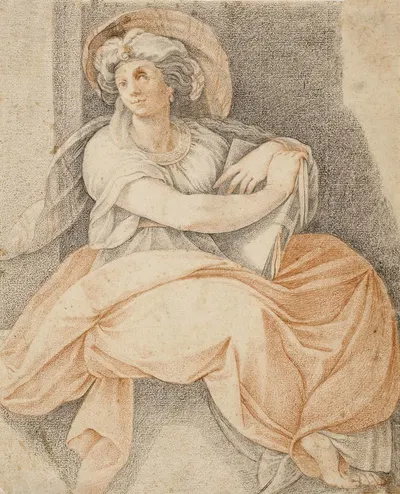 The Persian Sibyl by Giuseppe Cesari, 1567 – 1639 — digital art print download