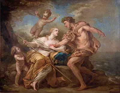 Bacchus And Ariadne by Charles-André van Loo — digital art print download