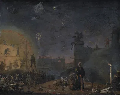 The Vision of the Sunday Child by Cornelis Saftleven, 1659 - 1660 — digital art print download