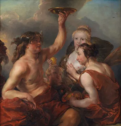 Bacchus, Ceres and Venus by Cornelis Schut, 1611 - 1655 — digital art print download