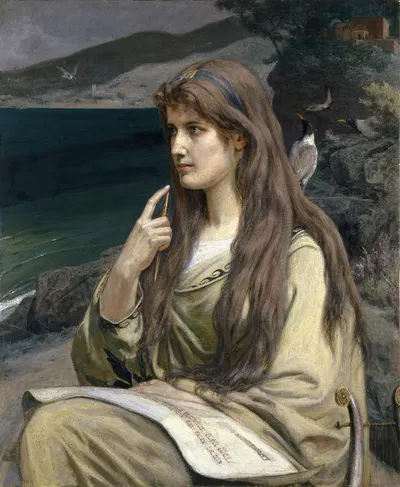 The Seer Woman by Ernst Stückelberg, 1896 — digital art print download
