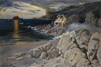 The Sirens by Ernst Stückelberg, 1899 — digital art print download