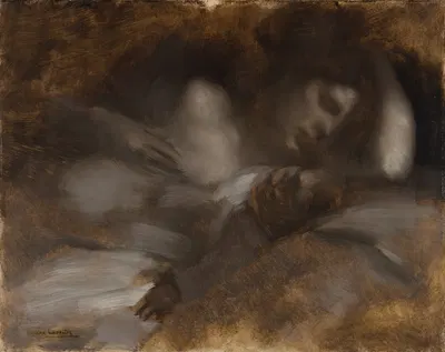 The Sleep by Eugène Carriere, 1890 — digital art print download