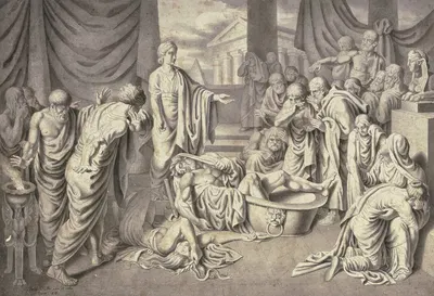 Agamemnon's death by Friedrich Müller, 1818 — digital art print download