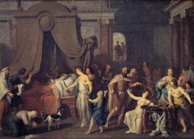 Alcestis and Admetus by Жерар Хоэт, 1663 – 1733 — digital art print download