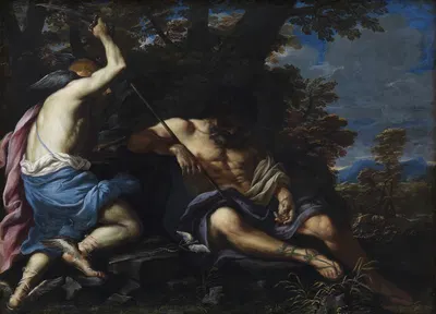Mercury Killing Argus by Джироламо Троппа, 1650 - 1706 — digital art print download