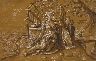 Allegory of Autumn by Ганс Бок старший, 1572 — digital art print download