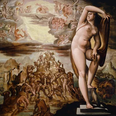 Allegory of Day by Ганс Бок старший, 1586 — digital art print download