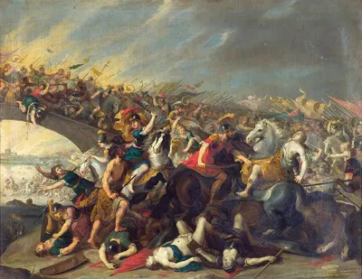 Fight with Amazons by Hans Jordaens the Elder, 1587 – 1680 — digital art print download