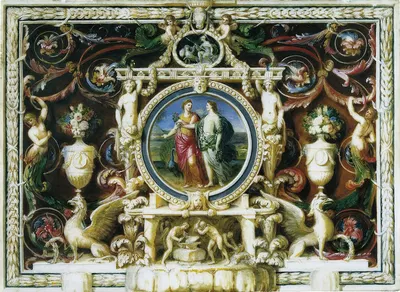 Juno and Flora by Ignaz Unterberger — digital art print download