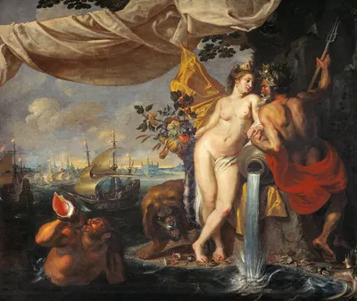 Allegory of the Sound by Исаак Исакз, 1622 — digital art print download
