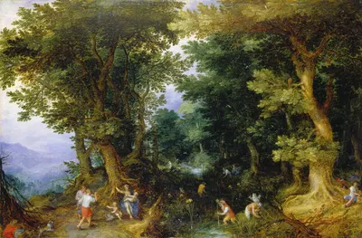 The Mocking of Latona by Ян Брейгель Старший, 1601 — digital art print download