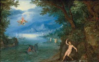 Perseus And Andromeda by Ян Брейгель Старший — digital art print download