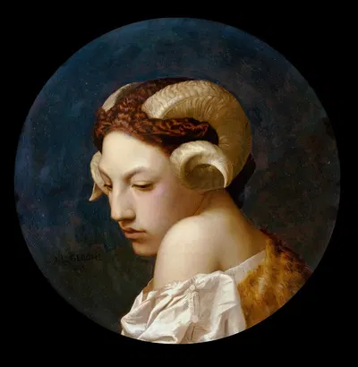 La Bacchante by Жан-Леон Жерома, 1853 — digital art print download