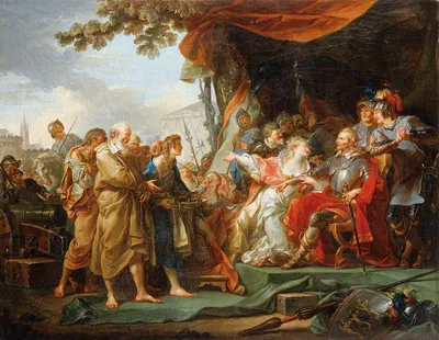The Burghers Of Calais by Жан-Симон Бертелеми, 1782 — digital art print download