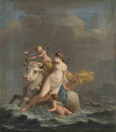 The Rape of Europa by Иоганн Генрих Тишбейн старший, 1736 - 1789 — digital art print download