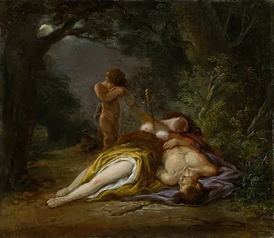 Pyramus and Thisbe by Максимилиан Нойштук, 1802 — digital art print download