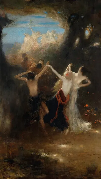 Dance Of The Nymphs by Николаос Гизис — digital art print download