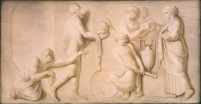 Achilles and the Daughters of Lycomedes by Николай Абильдгорд, 1794 – 1798 — digital art print download