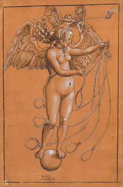 Frau Venus by Niklaus Manuel, 1512 — digital art print download