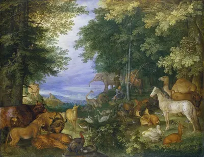 Orpheus Charming the Animals with His Music by Роелант Савери, 1610 — digital art print download