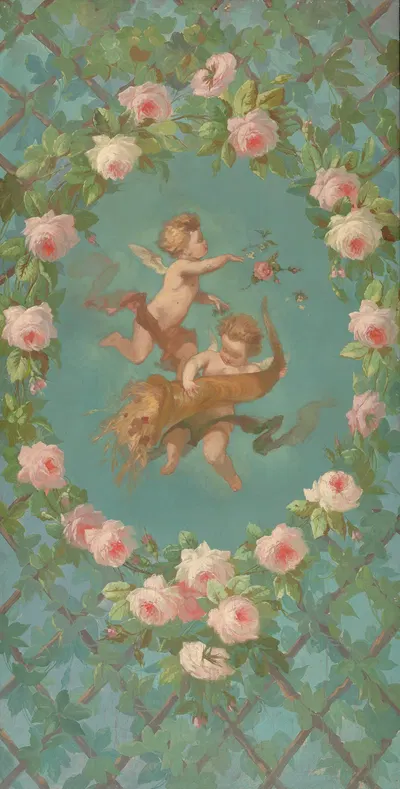 Au dessus de la porte by Charles Rochussen, 1829 – 1894 — digital art print download