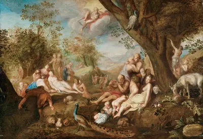The Golden Age by Circle of Abraham Bloemaert — digital art print download