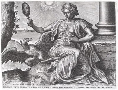 Visus by Cornelis Cort, 1561 — digital art print download