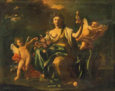Allegory of the Seasons by Франческо де Мура — digital art print download