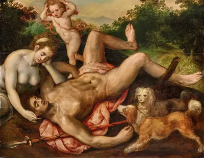 The Death of Adonis by Франс Флорис — digital art print download