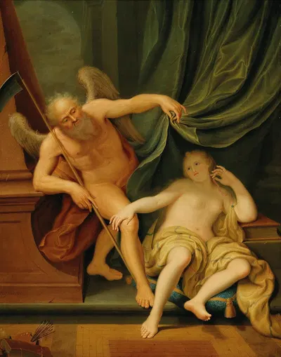 Allegory of Time revealing Truth by Gerard Wigmana — digital art print download