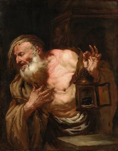 Diogenes by Джованни Баттиста Лангетти — digital art print download