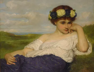 Awakening Spring by Густав Поуп, 1877 — digital art print download