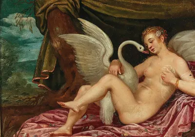 Leda and the Swan by Hans Rottenhammer — digital art print download