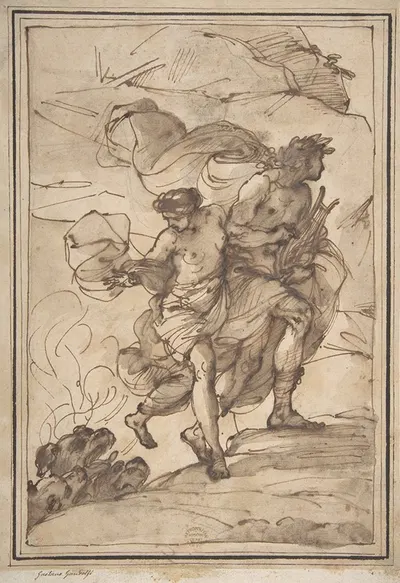 Orpheus and Eurydice by Filippo Pedrini, 1763–1856 — digital art print download