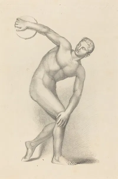 Discobulus, by Myron by James William Giles, 1829 — digital art print download