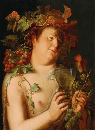Bacchus by Иоахим Втеваль — digital art print download