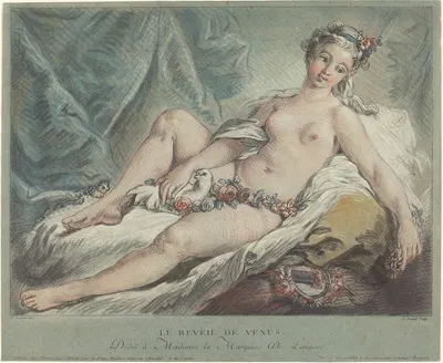 Le Réveil de Venus by Луи-Марин Бонне, 1769 — digital art print download