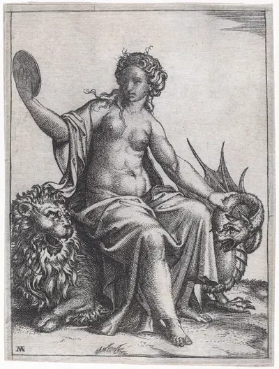 Prudence by Marcantonio Raimondi — digital art print download